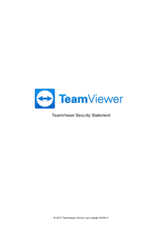 TeamViewer Security Statement (English)