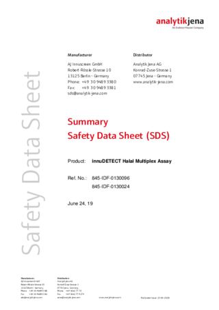 SDS innuDETECT Halal Multiplex Assay