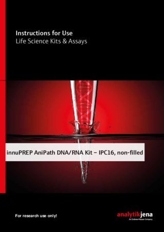 Manual innuPREP AniPath DNA/RNA Kit – IPC16 (non-filled)