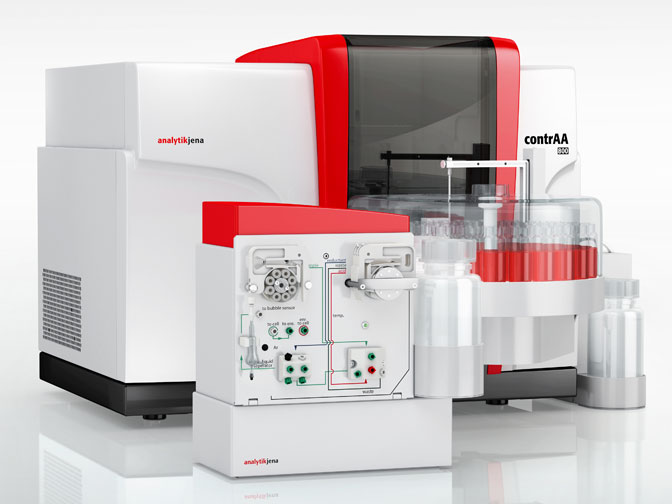 contrAA<sup>®</sup> 800 D mit Autosampler AS-FD und Hydridsystem
