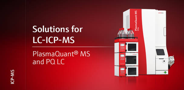 LC (Liquid chromatography)-ICP-MS in combination with the PlasmaQuant® MS (Elite) PlasmaQuant<sup>®</sup> MS
