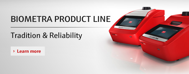NEW: Biometra products — integrated into the Analytik Jena website Biometra Products