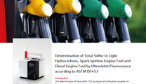 AppNote compEAct TS Fuels ASTM D5453 AppNote compEAct TS Fuels ASTM D5453